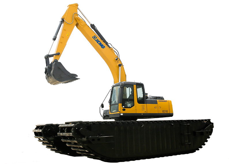 XCMG XE215S — حفارة برمائية