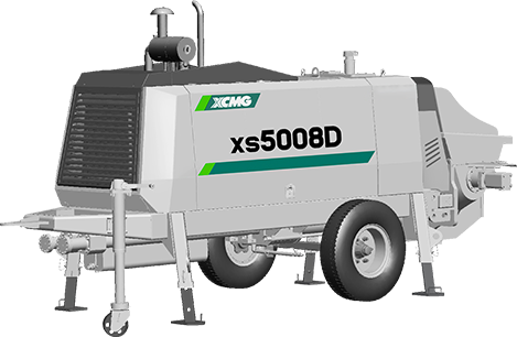 XCMG XS5008D — Trailer-Mounted Concrete Line Pump