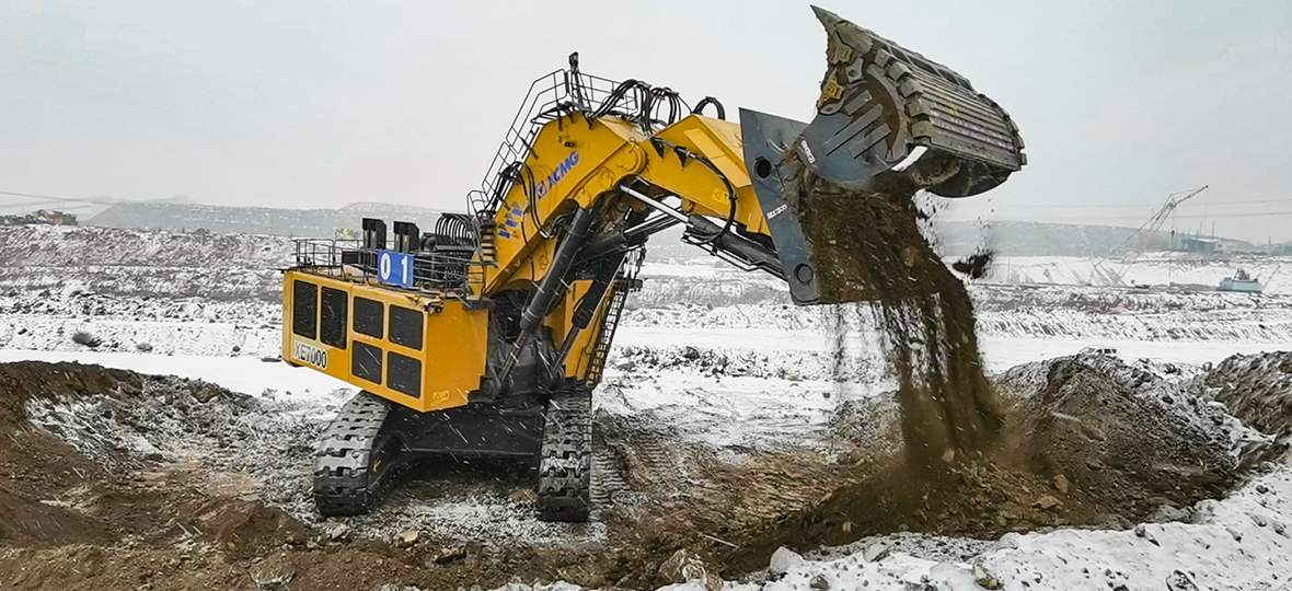 XCMG XE7000 (Backhoe) — Excavadora minera diésel