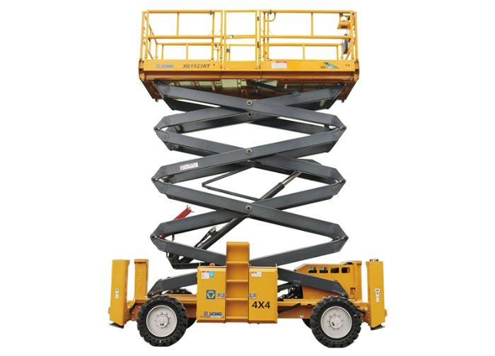 XCMG XG1523RT-CE — Engine Powered-Rough Terrain Scissor Lift