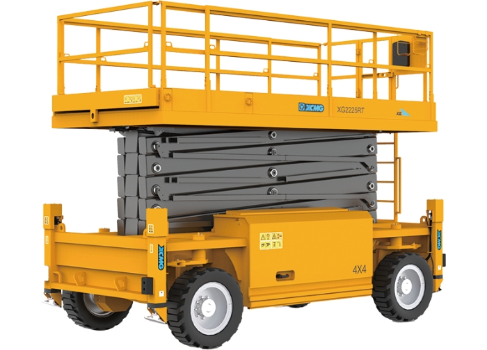 XCMG XG2225RT-CE — Engine Powered-Rough Terrain Scissor Lift