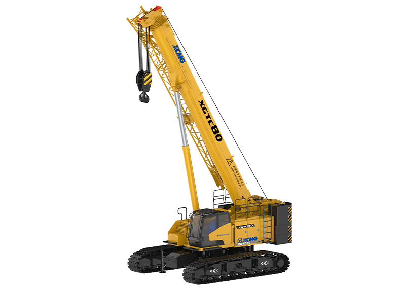 XCMG XGTC80 — Telescopic Boom Crawler Crane