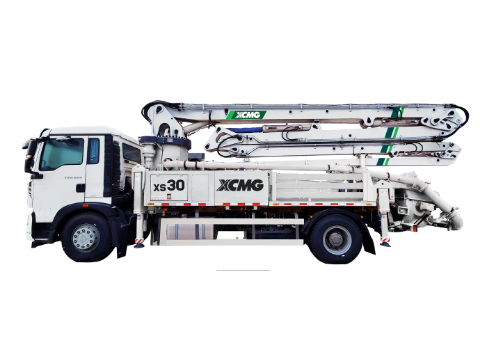 XCMG XS30 — Bomba de hormigón sobre camión