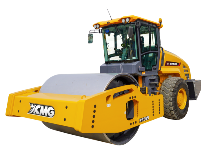 XCMG XS365 — مدحلة اهتزازية أحادية الأسطوانة