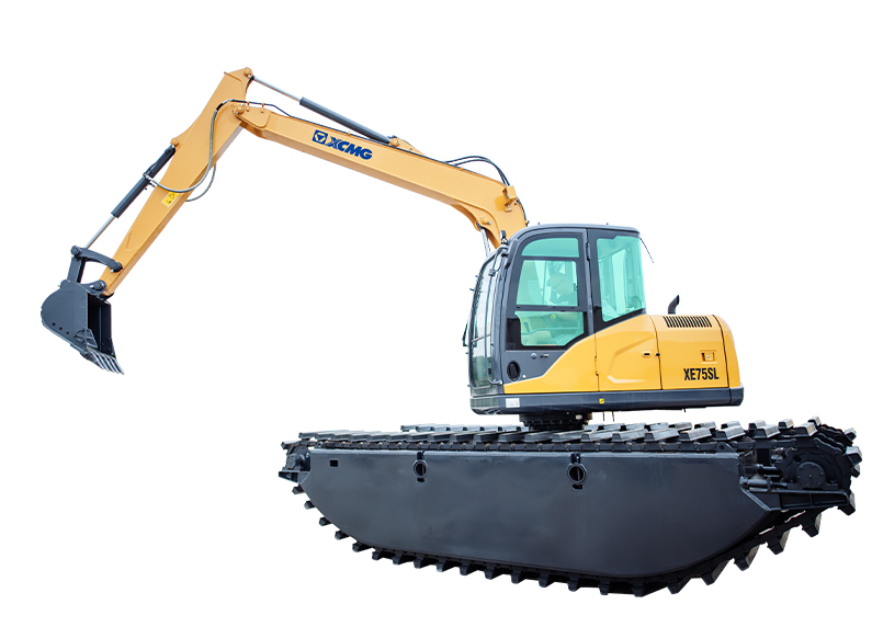 XCMG XE75SL — حفارة برمائية