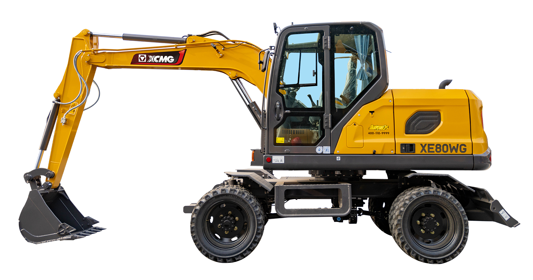 XCMG XE80 Wheeled Excavator